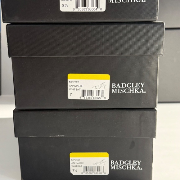 Badgley Mischka Women's Annmarie Jeweled Slingback Stiletto Pumps new VARIETY - Picture 10 of 15